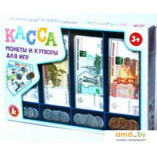 Развивающая игра Десятое королевство Касса. Монеты и купюры для игр 3631