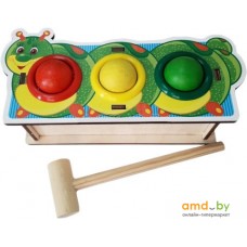 Молоточек WoodLand Toys Гусеница 115201