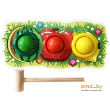 Молоточек WoodLand Toys Фрукты 3 отверстия 115209