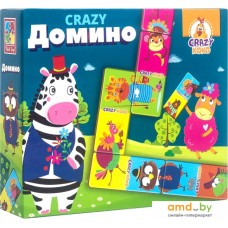 Развивающая игра Vladi Toys Домино. Crazy KOKO VT8055-04