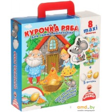 Мозаика/пазл Vladi Toys Путешествие по сказке Курочка Ряба VT2909-12