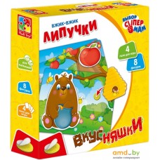 Мозаика/пазл Vladi Toys Вжик-вжик Липучки. Вкусняшки VT1302-18