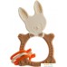 Сортер Roxy Kids Bunny Teether RBT-001BD (шоколадный). Фото №1