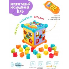 Бизибокс Amarobaby Musical Play Cube AMARO-401MPC/28