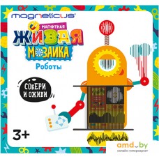 Мозаика/пазл Magneticus Магнитная живая мозаика. Роботы MK-001