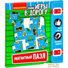 Развивающая игра Bondibon Магнитный пазл. Транспорт ВВ3561