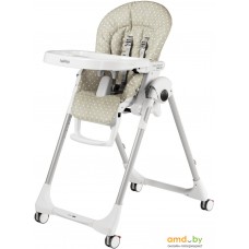 Стульчик для кормления Peg Perego Prima Pappa Follow Me (babydot beige)