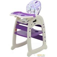 Стульчик для кормления Polini Kids 460 (фиолетовый)