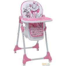 Стульчик для кормления Polini Kids 470 Disney baby (Кошка Мари, розовый)