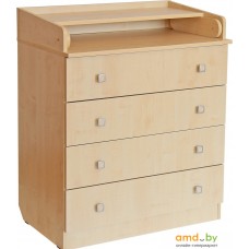 Детский комод Polini Kids Simple 1580 (натуральный)