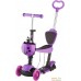 Самокат Novatrack Disco-kids 120SB.DISCOKIDS.VL7 (фиолетовый). Фото №1