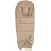 Вкладыш для прогулочного блока Cybex Platinum Footmuff SF (nude beige). Фото №1