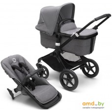 Универсальная коляска Bugaboo Fox 3 (2 в 1, black grey melange/grey melange)