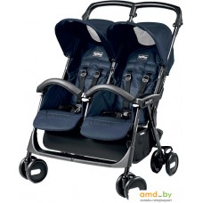 Коляска прогулочная «книга» Peg Perego Aria Shopper Twin (синий)