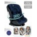 Детское автокресло Amarobaby Brilliant Isofix AMARO-2003-BrSi (синий). Фото №11