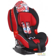 Детское автокресло Siger Disney Кокон Isofix (тачки спидометр/красный)