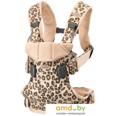 Рюкзак-переноска BabyBjorn One Cotton Mix (beige/leopard)