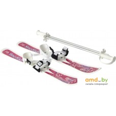 Hamax Sno Kids Children's Skis With Poles Pink Pony Design HAM561002