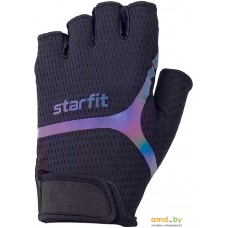 Перчатки Starfit WG-103 (черный/ярко-зеленый, L)