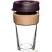 Многоразовый стакан KeepCup Brew Cork L Alder 454мл (фиолетовый). Фото №1