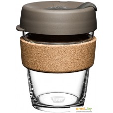 Многоразовый стакан KeepCup Brew Cork M Black 340мл (серый)