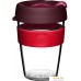 Многоразовый стакан KeepCup Original M Clear Kangaroo Raw 340мл (бордовый). Фото №1