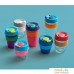 Многоразовый стакан KeepCup Original M Clear Kangaroo Raw 340мл (бордовый). Фото №2