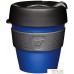 Многоразовый стакан KeepCup Original S Shore 227мл (синий/черный). Фото №1