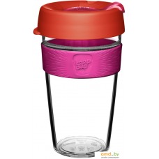 Многоразовый стакан KeepCup Original L Clear Daybreak 454мл (красный)