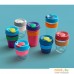 Многоразовый стакан KeepCup Original L Clear Daybreak 454мл (красный). Фото №2