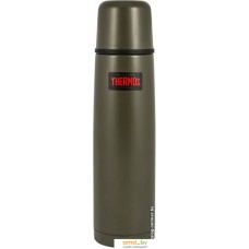 Термос THERMOS FBB-1000AG 1л (крышка с клапаном, хаки)