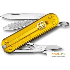 Мультитул Victorinox Classic SD Transparent (желтый)