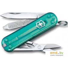 Мультитул Victorinox Classic SD Transparent (бирюзовый)