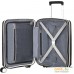 Чемодан-спиннер American Tourister Soundbox Black and White 55 см. Фото №5