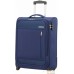 Чемодан American Tourister Heat Wave Blue 55 см (2 колеса). Фото №1