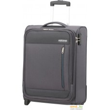 Чемодан American Tourister Heat Wave Charcoal Grey 55 см (2 колеса)