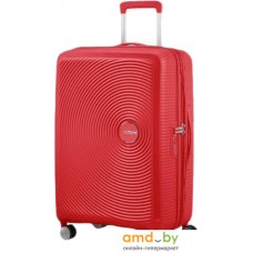 Чемодан-спиннер American Tourister SoundBox Coral Red 67 см