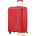 Чемодан-спиннер American Tourister SoundBox Coral Red 67 см. Фото №1