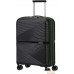 Чемодан-спиннер American Tourister Airconic Black/Acid Green 55 см. Фото №1