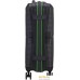 Чемодан-спиннер American Tourister Airconic Black/Acid Green 55 см. Фото №4