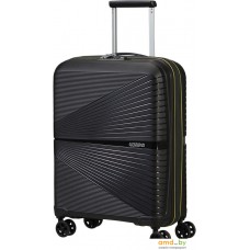 Чемодан-спиннер American Tourister Airconic Black/Lemondrop 55 см