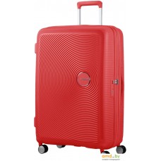 Чемодан-спиннер American Tourister SoundBox Coral Red 77 см