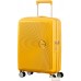 Чемодан-спиннер American Tourister SoundBox Golden Yellow 55 см. Фото №1