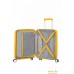 Чемодан-спиннер American Tourister SoundBox Golden Yellow 55 см. Фото №3