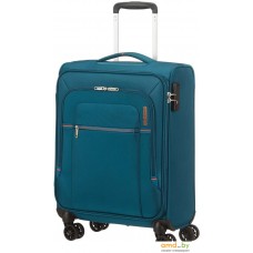 Чемодан-спиннер American Tourister Crosstrack Navy/Orange 55 см (4 колеса)