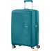 Чемодан-спиннер American Tourister Soundbox Jade Green 67 см. Фото №1