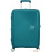 Чемодан-спиннер American Tourister Soundbox Jade Green 67 см. Фото №3