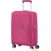 Чемодан-спиннер American Tourister Soundbox Magenta 55 см. Фото №1