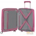 Чемодан-спиннер American Tourister Soundbox Magenta 55 см. Фото №2