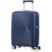 Чемодан-спиннер American Tourister Soundbox Midnight Navy 55 см. Фото №1